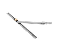 Cabilock Limiteur de Fenêtre Coulissant Acier Inoxydable Barre de Sécurité Réglable sans Perçage Protection Anti-effraction pour Fenêtres et Portes Installation Rapide