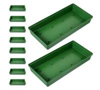 Cabilock Lot de 10 Bols en Plastique Réutilisables 28 Cm pour Centre de Table, Support Stable pour Compositions de Fleurs, Plateau Décoratif Mariage, Fête et Événement