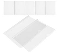 Cabilock Lot de 10 Couvertures de Rapports Transparentes en Pp avec Barres Coulissantes Anti-dérapantes, Organiseurs Multifonctions pour Dossiers et Papiers Professionnels