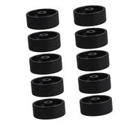 Cabilock Lot De 10 Roulettes Pivotantes Universelles En Plastique Pour Chauffage Au Gaz Roulettes De Rechange Pour Chauffage Mobile Noir