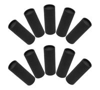Cabilock Lot de 10 tubes d'expédition cylindriques vides, ronds et courts, en carton avec bouchons, pour de thé, rouleaux de papier toilette, artisanat, bijoux, grains de café