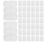 Cabilock Lot de 100 Embouts de Câble de Frein de Vélo Transparents en Silicone - Protection Anti-Poussière Joints Toriques - Accessoires Universels pour Câbles et Gaines de Frein VTT et