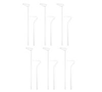 Cabilock Lot de 12 Étaleurs de Cellules en Verre Stérilisables, 6 Tiges Triangulaires 6 Tiges en L, Outils de Laboratoire Scientifique pour Culture Cellulaire et Propagation