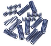 Cabilock Lot de 15 Ressorts de Compression Bleus 8X25 MM en Acier Métallique pour Imprimante 3D Kit de Petites Sources Mécaniques Haute Température pour Nivellement du Lit Chauffant