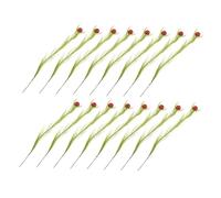Cabilock Lot de 16 Petites Décorations en Herbe De Pampa Séchée pour Décoration Centre De Table De Thanksgiving pour Femmes Fleurs De Pampa Séchées pour
