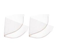 Cabilock Lot de 2 Bases en Filet de Dentelle Marron Foncé 13X4 CM pour Confection de Perruques Respirantes et Légères Accessoires Indispensables pour Fermetures Frontales et Création de