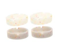 Cabilock Lot De 2 Cendriers Ronds en Silicone pour Table De Nuit Plateau De Rangement pour La Suie Accessoire De Salon 2 Pièces X 2