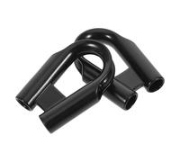 Cabilock Lot de 2 Cosses pour Tube en Acier Inoxydable Noir M8 Collier Renforcé Protège-Câble Antidérapant Haute Résistance à la Corrosion pour Gestion de Câbles Extérieurs et Treuils