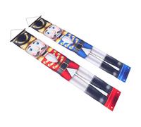 Cabilock Lot de 2 Couplets Décoratifs pour Porte de Noël Bannières en Tissu Oxford Motifs Casse-Noisette et Soldats en Bois Décorations de Noël à Suspendre pour Maison Jardin et Fêtes