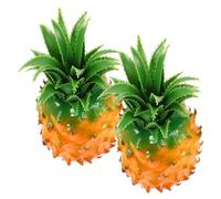 Cabilock Lot de 2 Couvre-Antennes Automobiles en Plastique Robuste Décorations d'Antenne de Voiture Ananas Amusantes Accessoires Extérieurs pour SUV et Camion Ornements de Toit