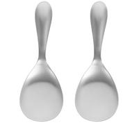 Cabilock Lot de 2 cuillères à riz en acier inoxydable résistant à la chaleur