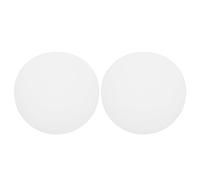 Cabilock Lot de 2 Diffuseurs de Lumière pour Plafonnier Rond Beige 20 CM en Plastique Anti-Éblouissement Cache-Lampe pour Lampe de Table Lampadaire Suspendre Éclairage Doux pour Salon