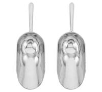 Cabilock Lot de 2 pelles à glace en alliage d'aluminium pour la cuisine et le buffet - Petite pelle polyvalente pour céréales et pop-corn