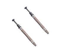 Cabilock Lot de 2 Pinces Manucure Stylo Coton pour Nettoyage Ongles Outil de Mise des Ongles Accessoires Nail Art Précis Utilisable en Salon Domicile