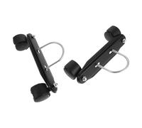 Cabilock Lot De 2 Radiateurs Électriques Portables Support À Roulettes Rotatif Roulettes Robustes Et Longues Poulie De Chauffage Radiateur D'Extérieur Base De Chariot Noir