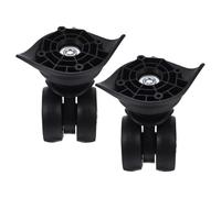 Cabilock Lot de 2 Roulettes Pivotantes Silencieuses de Rechange pour Valise Roues Universelles pour Bagages Remplacement Facile sans Outil Compatibles pour Voyage et Déplacements
