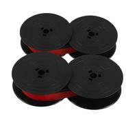 Cabilock Lot de 2 Rubans pour Machine à Écrire Vintage Manuelle Bicolore Noir et Rouge Compatible Modèles Classiques Longkong Brother, Accessoires Bureau Rétro pour Usage Domestique