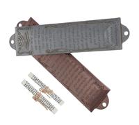 Cabilock Lot de 2 Sets de Sets de Mezouzahs en Alliage avec Rouleaux Juifs pour Porte, Design Élégant et Protection Longue Durée, Décoration de Crémaillère et Présent Hanouka