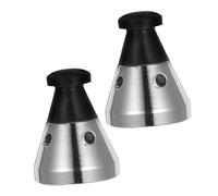 Cabilock Lot de 2 Soupapes de Sécurité Argentées pour Autocuiseur en Acier Inoxydable et Abs, Soupape de Limitation de Pression Fiable Fonction de Décompression Sûre
