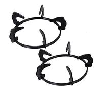 Cabilock Lot De 2 Supports En Fonte Antidérapants Pour Cuisinière à Gaz Domestique, Diamètre 20,2 Cm, Compatible Wok Et Petites Casseroles, Accessoires Cuisine Pour Table De Cuisson Encastrée