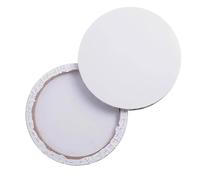 Cabilock Lot de 2 Toiles à Peindre Rondes en Coton 30 CM avec Cadre en Bois Intégré, Panneau pour Peinture à L’Huile, Surface Adhésive Améliorée, pour Ateliers Artistiques et Peinture en