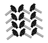 Cabilock Lot De 20 Boutons De Serrage Extérieurs En Mm Pour Applications De Précision Filetage Entretien Acier Boutons Électroniques Connexion Sécurisée Écrous Hexagonaux