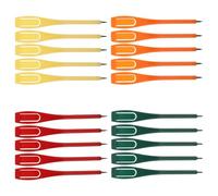 Cabilock Lot de 20 Crayons de Golf en Plastique Multicolores Taille Mini Clip Portable pour Marquer les Scores et Entraînement au Golf Pratiques et Précis