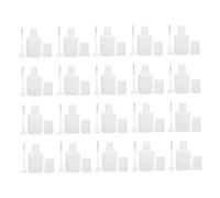 Cabilock Lot de 20 Flacons Abs 10ml pour Gel Ongles Pinceau, Recharge pour Vernis Semi-permanent, pour Manucure DIY et Création Personnalisée