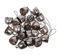 Cabilock Lot de 20 Mini Cloches de Noël en Alliage à Suspendre pour Carillon éolien, Attrape-rêves, décoration d'arbre de Noël