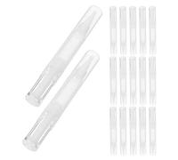 Cabilock Lot de 20 Stylos Gloss à Rotation Vides 5 Ml Pinceau Applicateur Transparent Tubes Rechargeables pour Huile à Cuticules et Fond de Teint pour Maquillage Précis et Usage Voyage