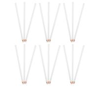 Cabilock Lot de 25 Crayons de Marquage Blancs pour Tissu 40 MM Craie Effaçable à L'Eau pour Couture Broderie et Confection de Vêtements Outil Précis Compatible avec Divers Textiles