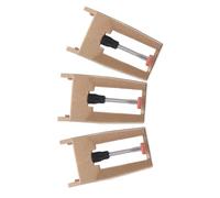 Cabilock Lot de 3 Aiguilles de Remplacement en Rubis et Aluminium pour Platine Vinyle Vintage Compatibles Phonographe Aiguille pour Disque Vinyle Couleur Dorée Accessoire Essentiel pour