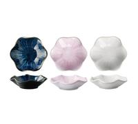 Cabilock Lot De 3 Assiettes à Sauce en CéRamique, Plats à Dessert Et ApéRitif, RéSistantes Aux TempéRatures ÉLevéEs, Passe Lave-Vaisselle, Micro-Ondes, Four Et CongéLateur, Couleurs Assorties