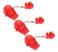 Cabilock Lot de 3 clés d'arrêt d'urgence pour Tapis de Course : Cordon de sécurité et Interrupteur de Console de Rechange - Insert Rouge à Une Broche - Compatible avec Decathlon/Junxia/Yijian