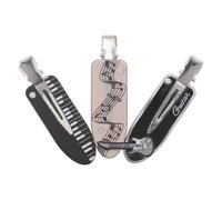 Cabilock Lot de 3 Épingles à Cheveux Musicales en Métal - Clips Note de Musique, Guitare et Piano - Accessoires Décoratifs pour Frange et Mèches - Barrettes Légères pour Coiffure