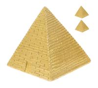 Cabilock Lot De 3 Mini-Statues Pyramidales Miniatures en Résine pour Décoration Intérieure