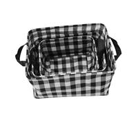 Cabilock Lot De 3 Paniers À Linge Pliables Pour Rangement Idéal Pour La Maison Le Bureau Ou Le Placard