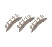 Cabilock Lot De 3 Ponts en Arc pour Maison De Poupée Pont Miniature Pont Miniature pour Bonsaï Pont en Pot pour Bonsaï Ornement De Jardin Féérique Balustrades De Jardin Féérique Pont