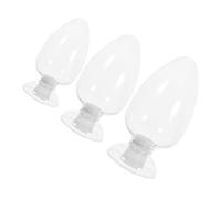 Cabilock Lot De 3 Porte-Bouteilles en Verre avec Couvercle Élégant Bocal Décoratif pour La Maison Bocal À Allumettes pour Bougies Et Cheminée