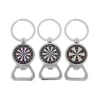 Cabilock Lot De 3 Porte-Clés En Forme De Cible De Fléchettes Décapsuleur De Bière Ornement De Suspendu Accessoires De Voiture Pour Femmes Et Hommes Couleurs Assorties