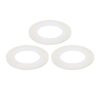 Cabilock Lot de 3 Rouleaux de Ruban Adhésif Nail Art Autocollant pour Ongles Diy, Lignes de Marquage Brillantes Blanches, Bandes Décoratives pour Manucure et Pédicure, Accessoires Nail Art