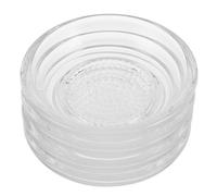 Cabilock Lot de 4 assiettes à râper le gingembre : bol à râper l'ail transparent de 60 ml (2,02 oz) - Petits plats à sauce pour tremper les condiments et les accompagnements - Ustensiles de