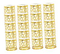 Cabilock Lot De 4 Boucles De Serviette Compactes Décoratives pour Serviettes De Fête 50 Pièces X 4