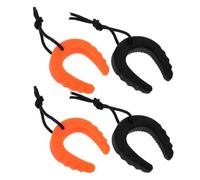 Cabilock Lot de 4 butées de porte anti-pincement pour les services d'urgence - Blocage de porte en plastique pour la maison, le bureau et les espaces publics
