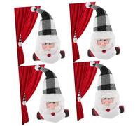 Cabilock Lot De 4 Embrasses De Rideaux pour Rideaux De Noël Fixation Murale Anti-endommagement