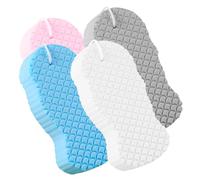 Cabilock Lot De 4 Éponges De Bain Pour Bébé 12x8 Cm En Matériau Doux Et Confortable, Exfoliantes Sans Irritation, Couleur Assortie, Accessoires Portables Pour Bain Quotidien Et Soins Corporels Infants