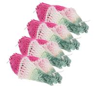 Cabilock Lot De 4 Filets De Protection pour Lampe De Camping Abat-Jour À Nouer Manchons pour Lanternes À Lumière Douce Pièces De Rechange pour Lampe À Huile Manchons De Rechange pour