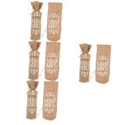 Cabilock Lot De 4 Grands Panneaux De Mariage Bannières Décoratives À Vin pour Fêtes 2 Pièces X 4