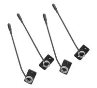 Cabilock Lot de 4 Pinces à Partitions en Acier Manganèse Antidérapantes pour Pupitre de Piano, Clips Ressort pour Maintien Pages de Livres de Recettes, Accessoires Pratiques pour