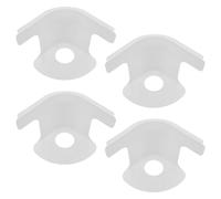 Cabilock Lot de 4 Pinces Antidérapantes Blanches pour Draps-Housses Fixations D’Angle Universelles pour Matelas Maintien Sécurisé des Draps Accessoires Pratiques pour Chambre et